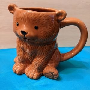 Cute brown bear mug